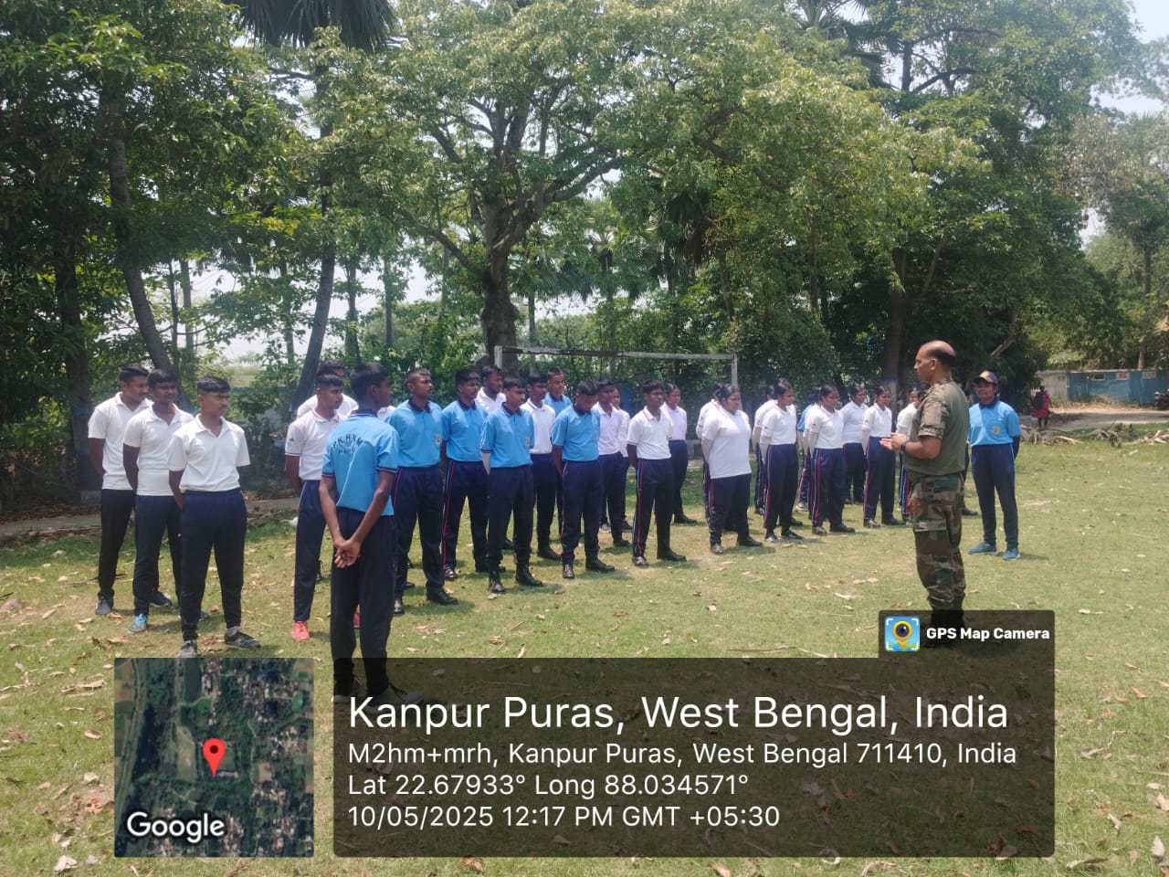 NCC Drill at College
